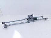 Front wiper linkage and motor