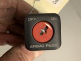 Passenger airbag on/off switch