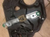 Rear window lifting mechanism without motor