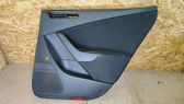 Rear door card panel trim