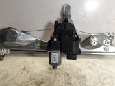 Rear door window regulator with motor