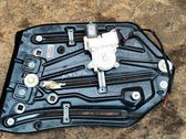 Rear door window regulator with motor