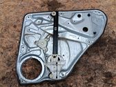 Rear door window regulator with motor