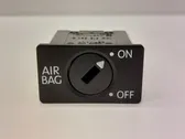 Passenger airbag on/off switch