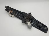 Rear door window regulator with motor
