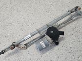 Front wiper linkage and motor