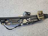 Rear door window regulator with motor