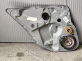 Rear window lifting mechanism without motor
