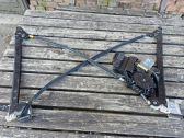 Sliding door window regulator with motor