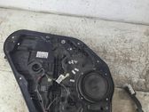 Rear window lifting mechanism without motor