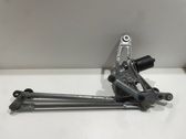 Front wiper linkage and motor