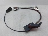 Rear door interior handle trim