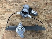 Rear door window regulator with motor