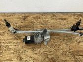 Front wiper linkage and motor