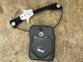Rear door window regulator with motor