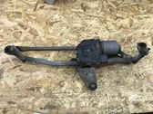 Front wiper linkage and motor