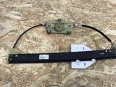 Rear door window regulator with motor