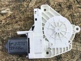Rear door window regulator with motor
