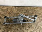 Front wiper linkage and motor