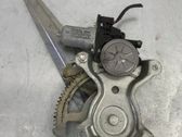 Rear door window regulator with motor