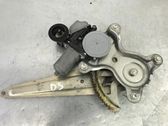 Rear door window regulator with motor