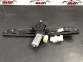 Rear door window regulator with motor