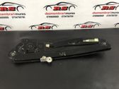 Rear door window regulator with motor