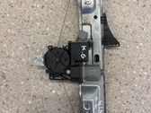 Rear door window regulator with motor