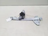 Rear window lifting mechanism without motor