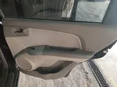 Rear door card panel trim