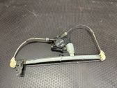 Rear door window regulator with motor