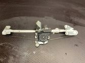 Rear door window regulator with motor