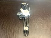 Rear door window regulator with motor