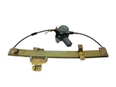 Rear door window regulator with motor