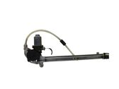 Rear door window regulator with motor