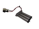 Electric cabin heater radiator