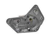 Rear window lifting mechanism without motor