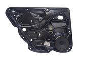 Rear window lifting mechanism without motor