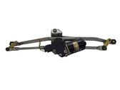 Front wiper linkage and motor