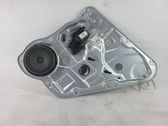 Rear door window regulator with motor