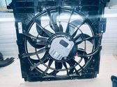 Radiator cooling fan shroud