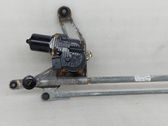 Front wiper linkage and motor
