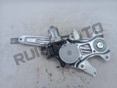 Rear window lifting mechanism without motor
