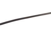 Front door glass trim molding