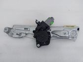 Rear window lifting mechanism without motor