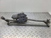 Front wiper linkage and motor