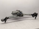 Front wiper linkage and motor