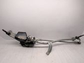 Front wiper linkage and motor