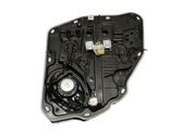 Rear window lifting mechanism without motor