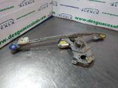 Rear door window regulator with motor